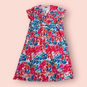 Long BLOOM chic everyBODY floral dress Size 2x
